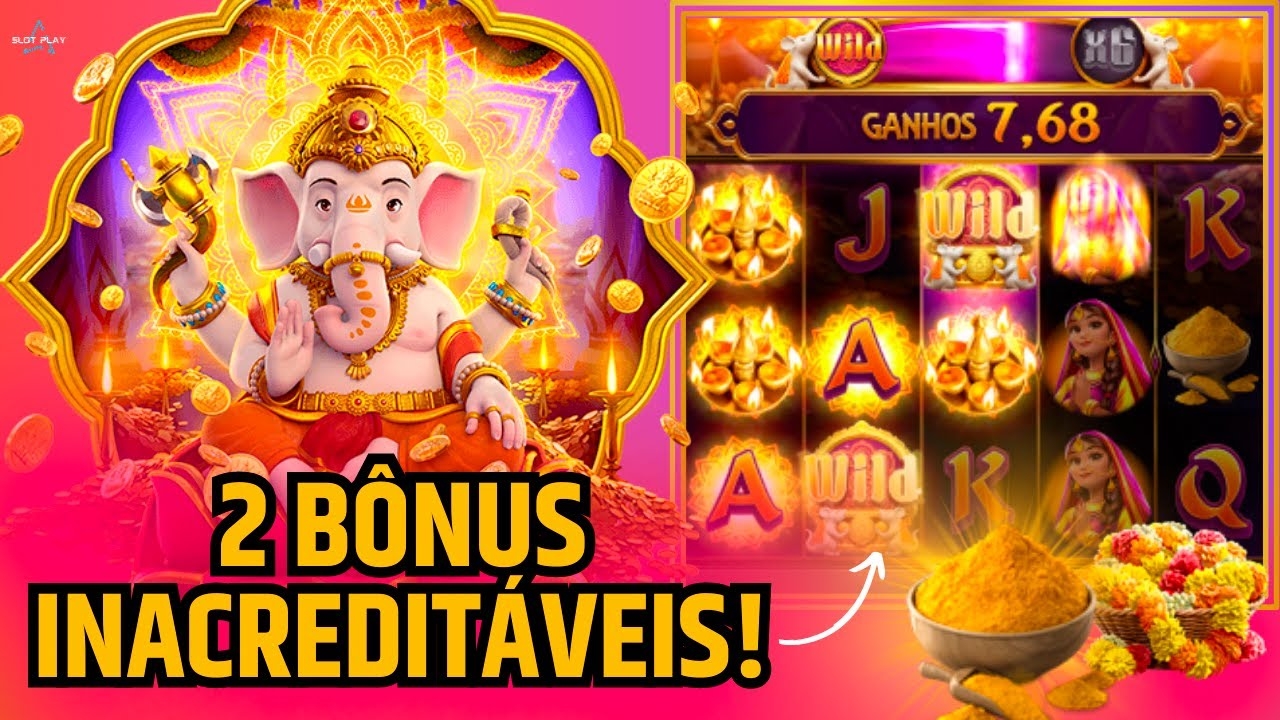 Ganesha Gold, apostas, riquezas divinas, sorte, prosperidade.